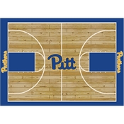University of Pittsburgh 8x11 Courtside Rug (4000018496), 5042PIT1